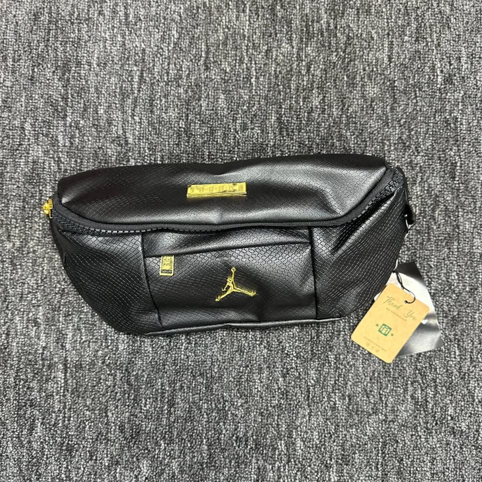 Waist Bag Jordan Black Leather