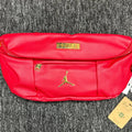 Waist Bag Jordan Red Leather