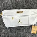 Waist Bag Jordan White Leather