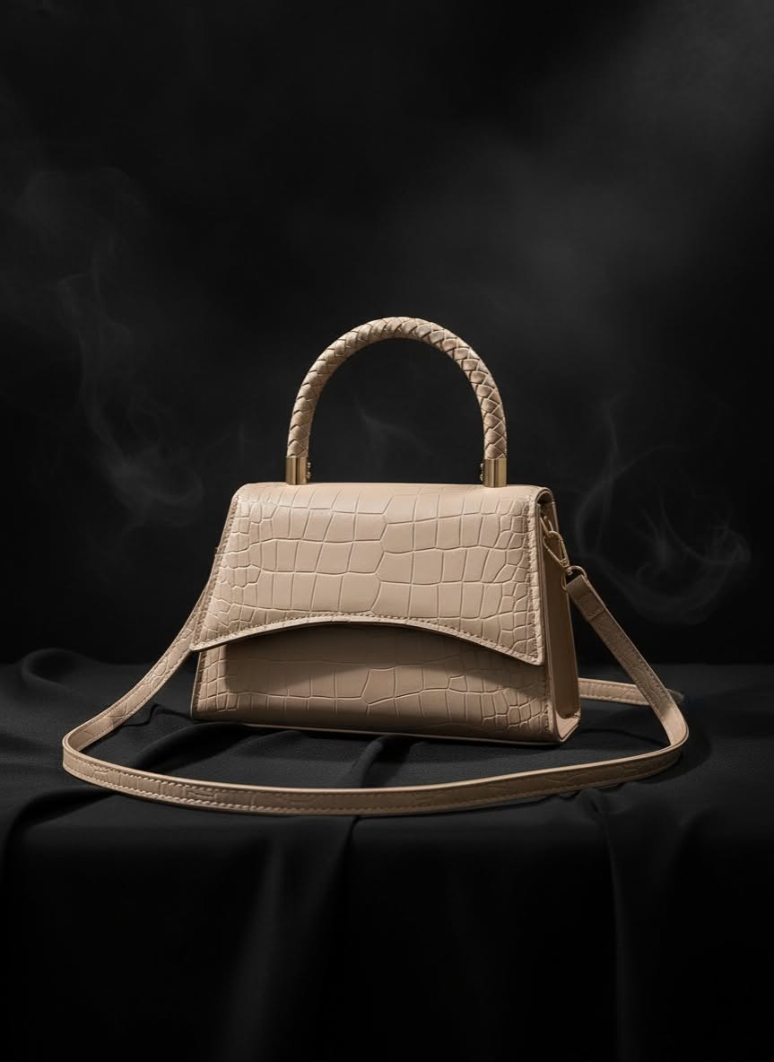 Beige Shoulder Bag